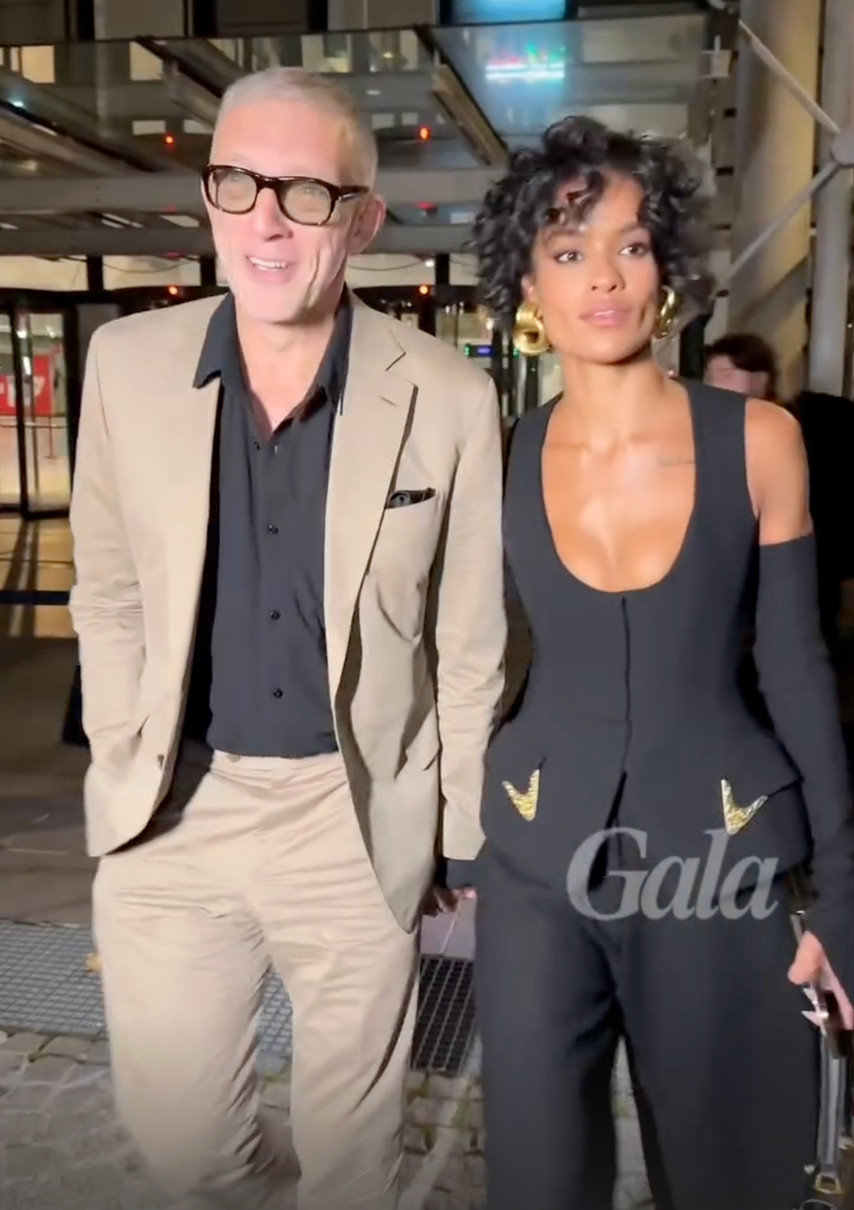 Венсан Кассель показався на показі мод в Парижі з ошатною подругою