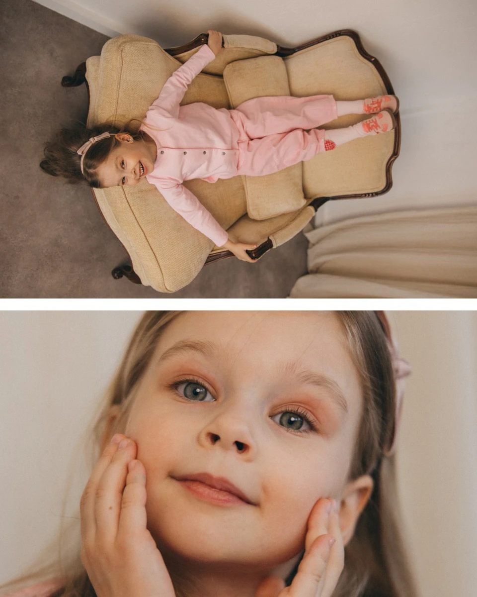 Дружина Зінченка показала старшу дочку у рожевому луці на зйомці