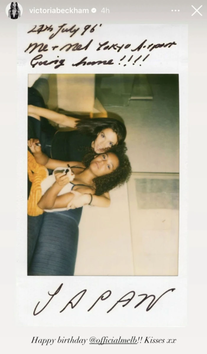 Вікторія Бекхем привітала Мел Бі з 50-річчям