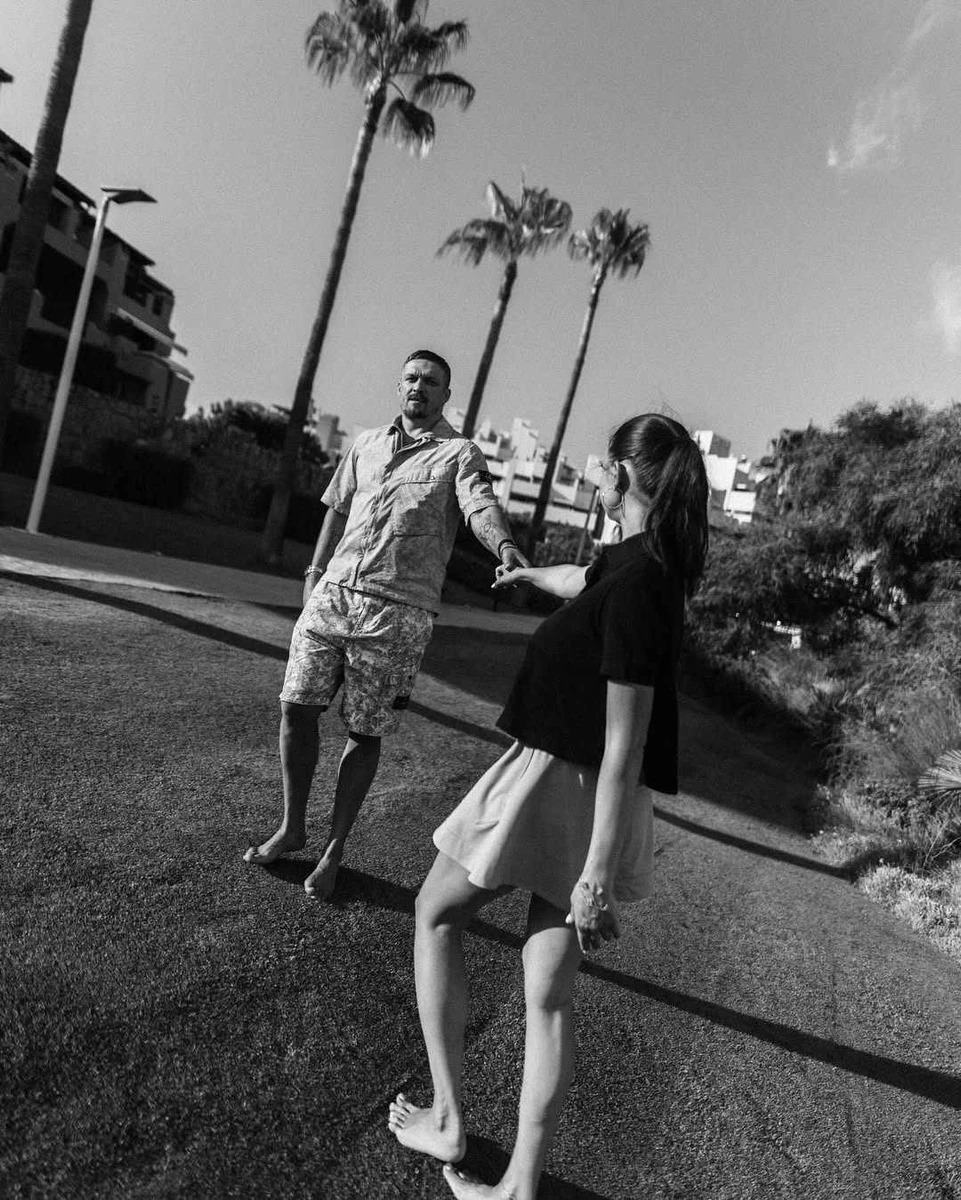 Олександр Усик і Катерина Усик