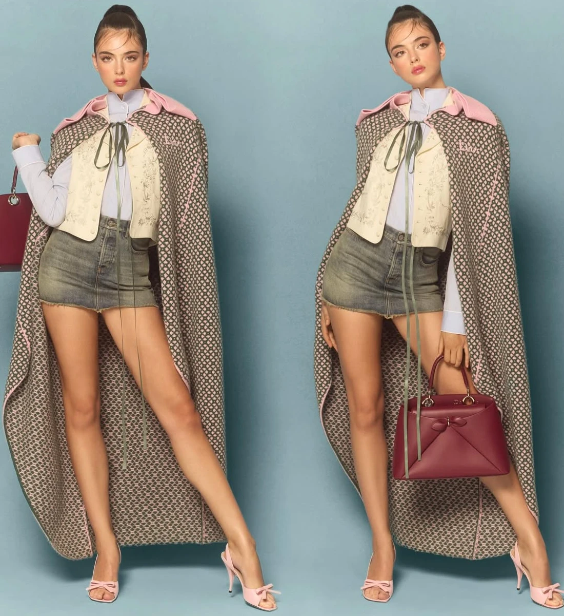 Дочка Белуччі і Касселя у мініспідниці посвітила стрункими ногами у журналі