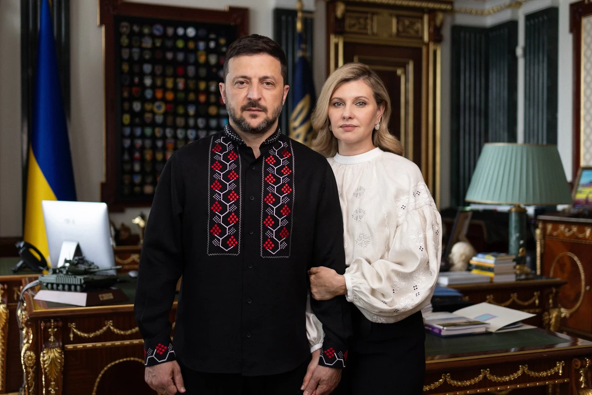 Зеленськи у День вишиванки