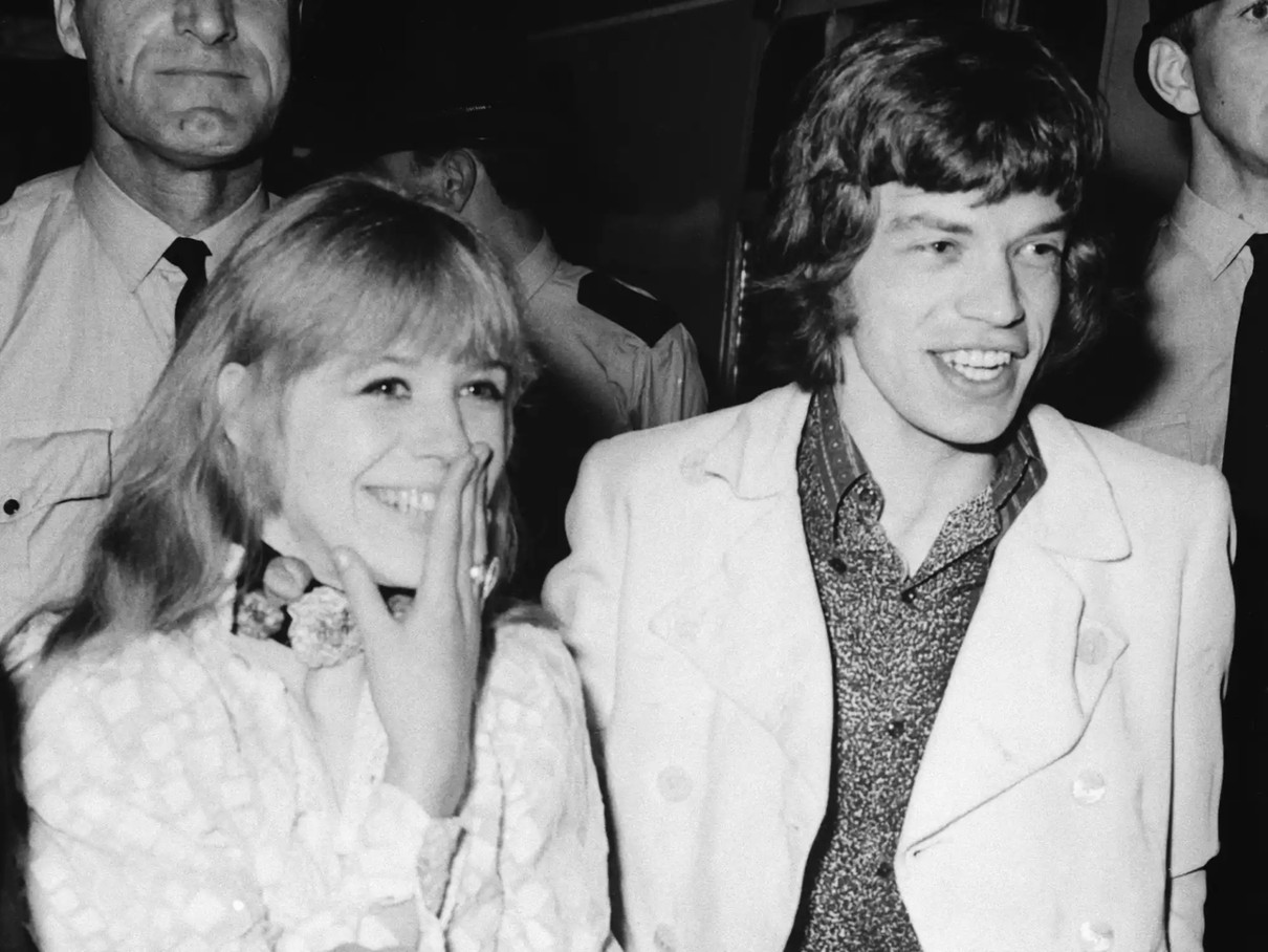 Мік Джаггер і Маріанна Фейтфул