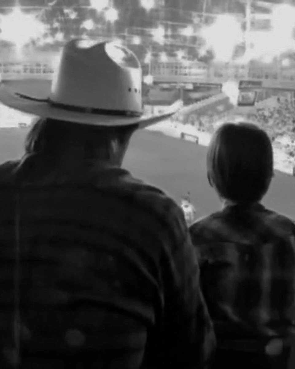 Чак Норріс з маленьким сином