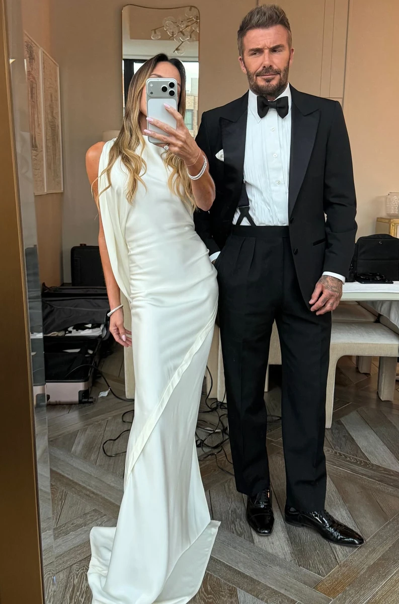 Девід і Вікторія Бекхем наробили смішних фото на світському заході