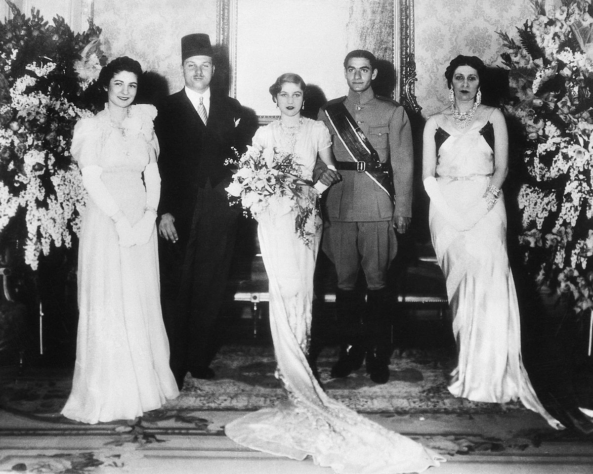 Весілля Фавзії та кронпринца Ірану в 1939 році