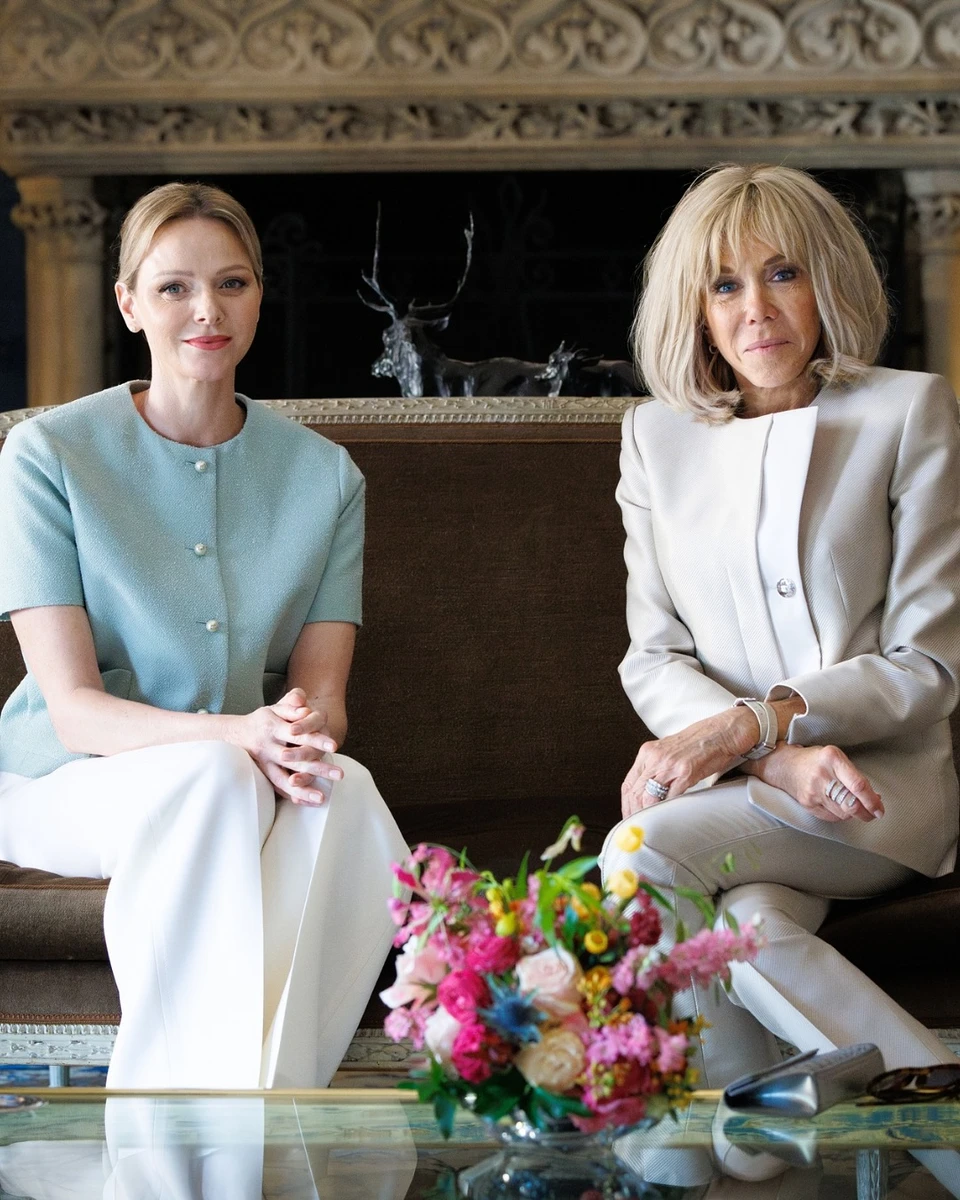 Бріджит Макрон та княгиня Шарлін провели час разом