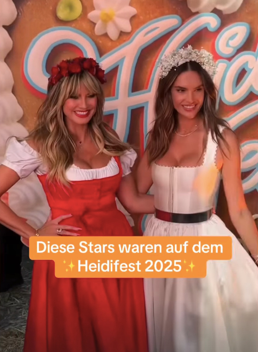 Гайді Клум попозувала з Алессандрою Амброзіо на фестивалі