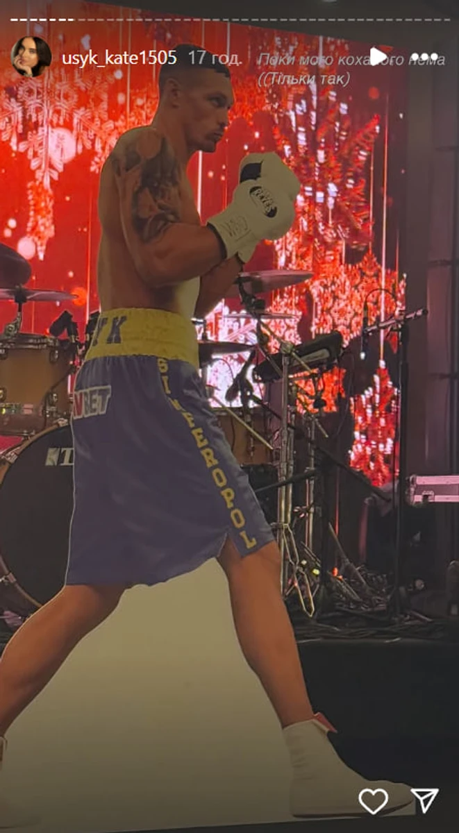 Ростова фігура Усика на вечірці