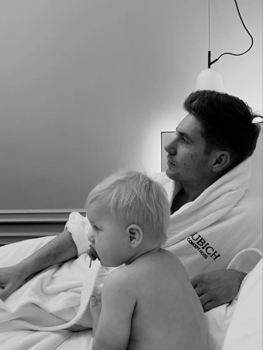 Володимир Остапчук показався з сином на милому фото