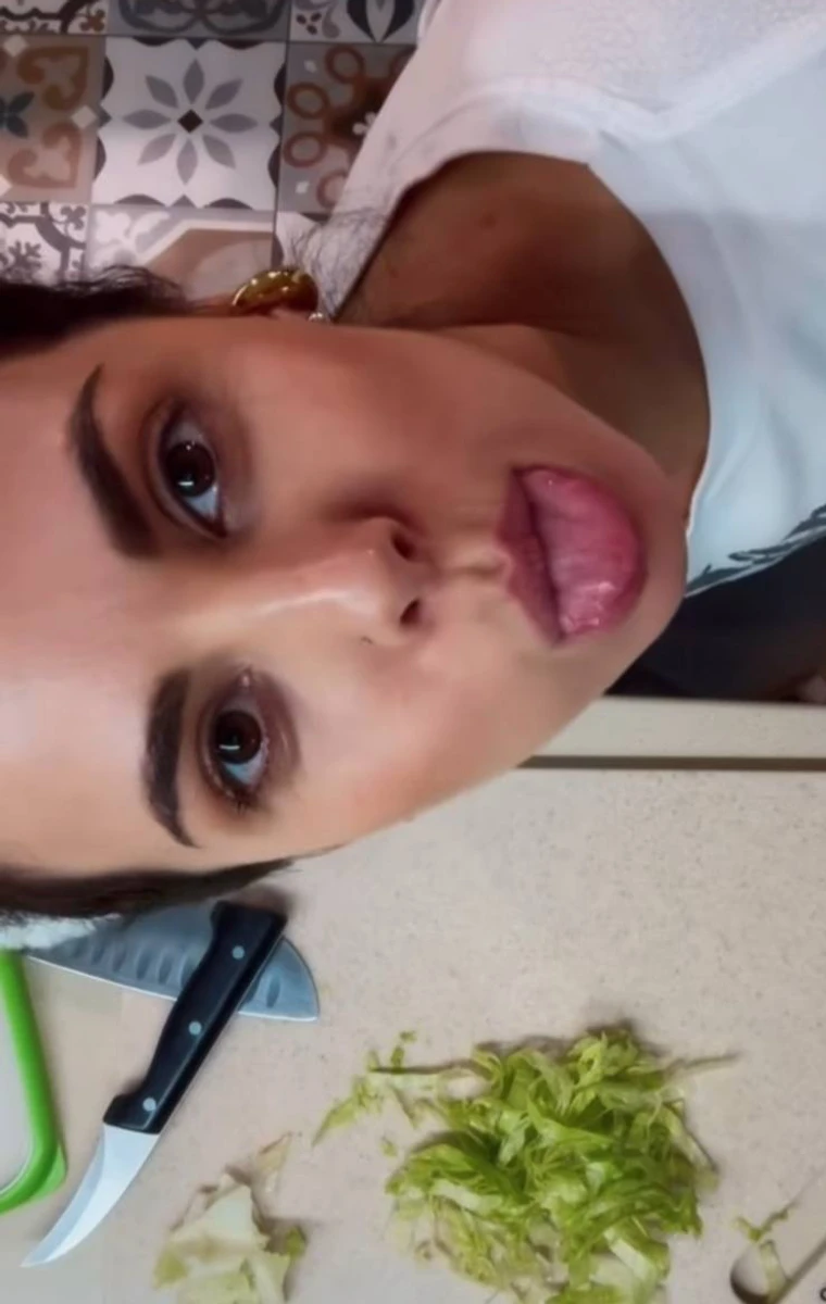 Каменських показала, як харчується