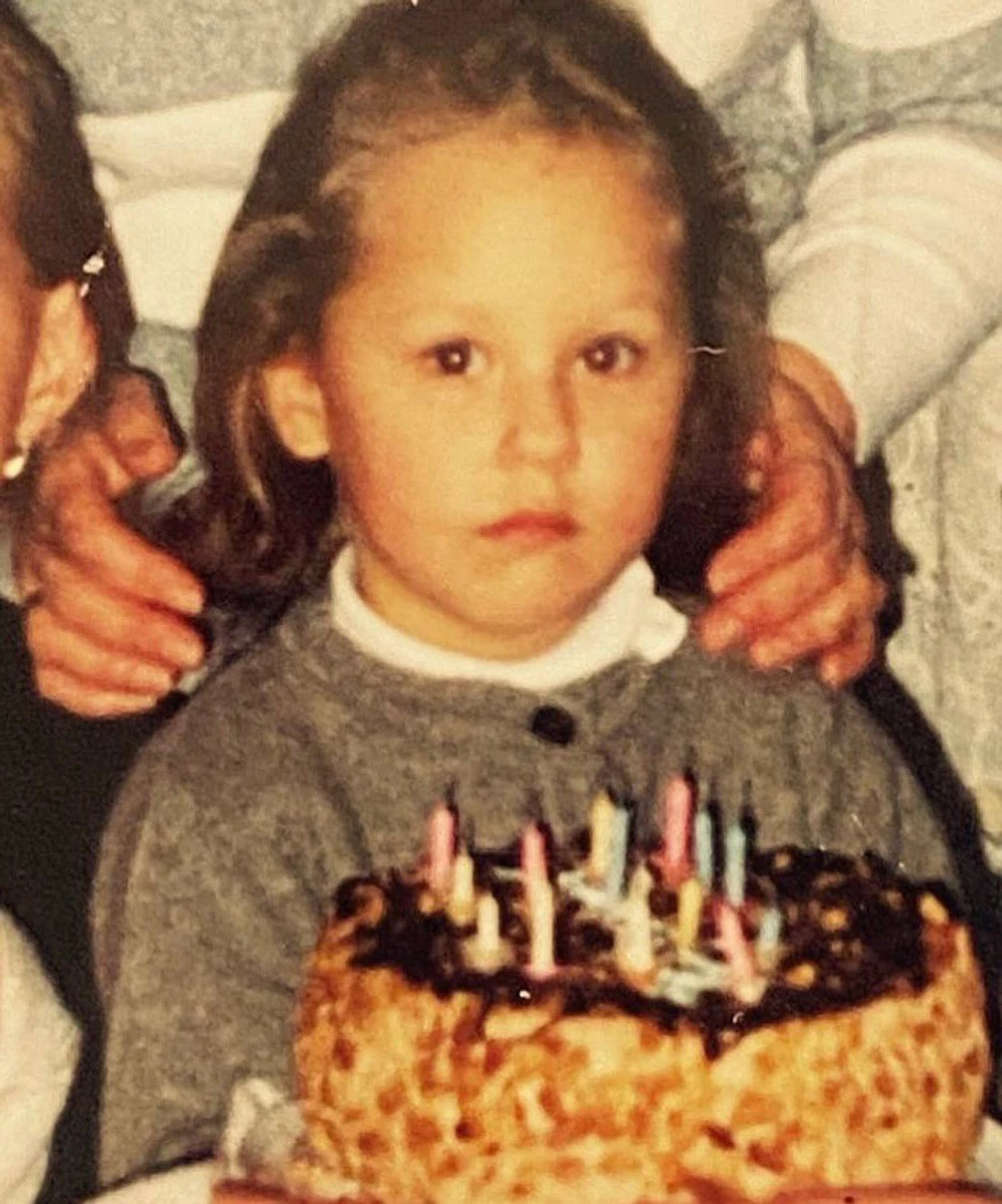 Даша Квіткова у дитинстві