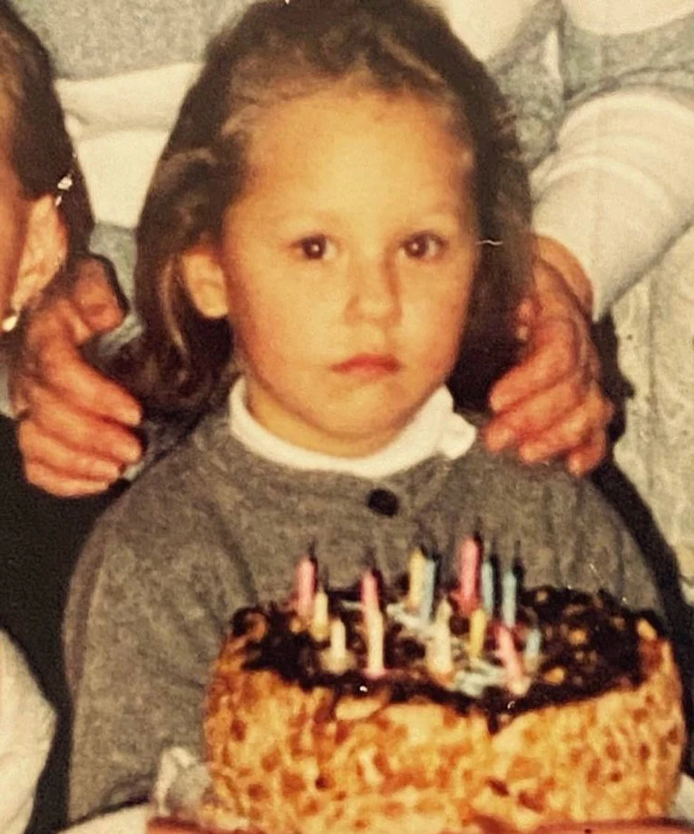 Даша Квіткова у дитинстві