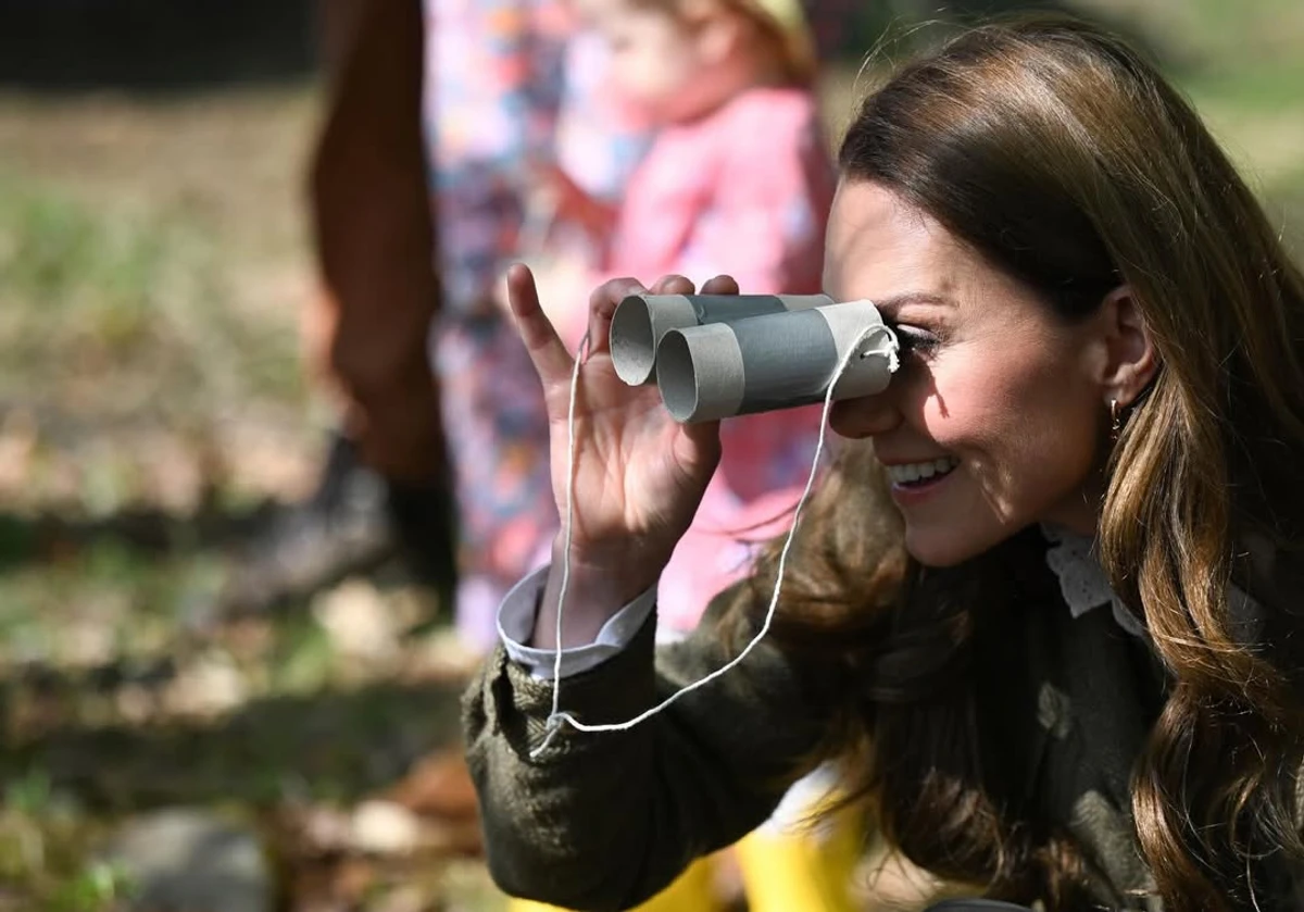 Кейт Міддлтон з біноклем попозувала для ото просто неба