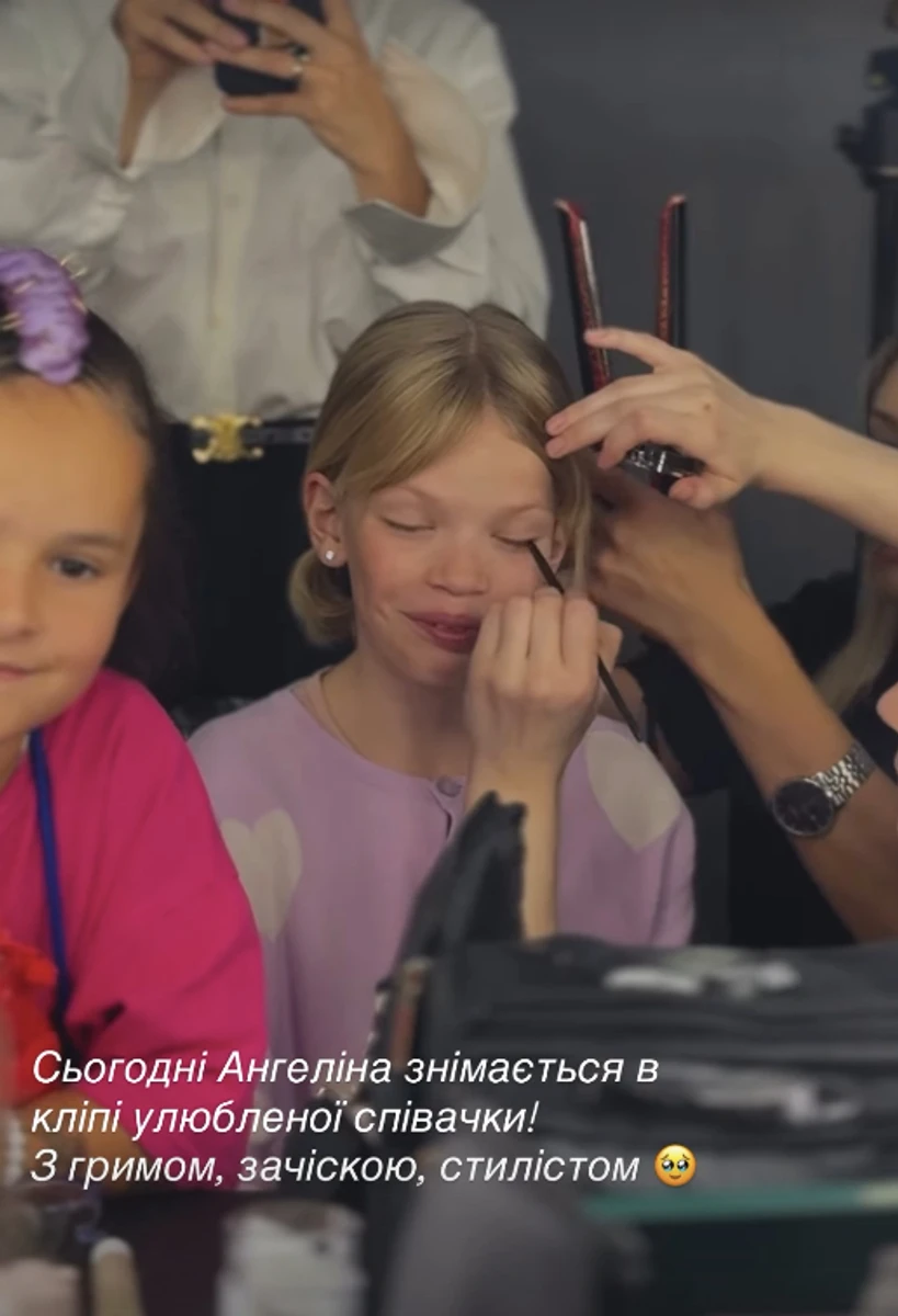 Інна Мірошниченко замилувала реакцією дочки на зйомки в кліпі Тарабарової