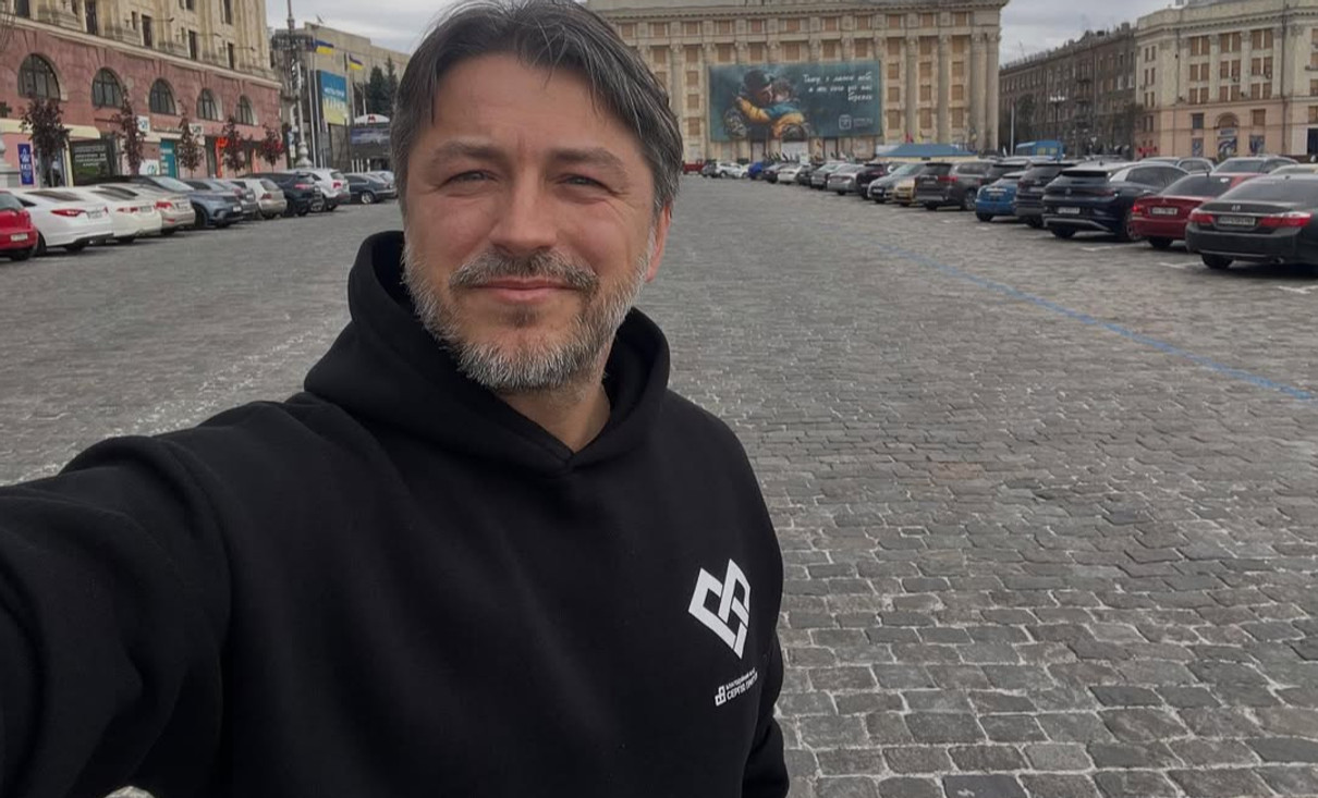 Сергій Притула зробив селфі у Києві