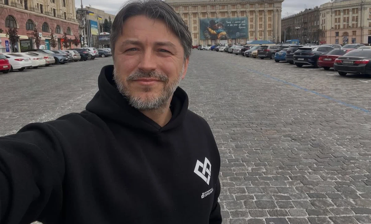 Сергій Притула зробив селфі у Києві