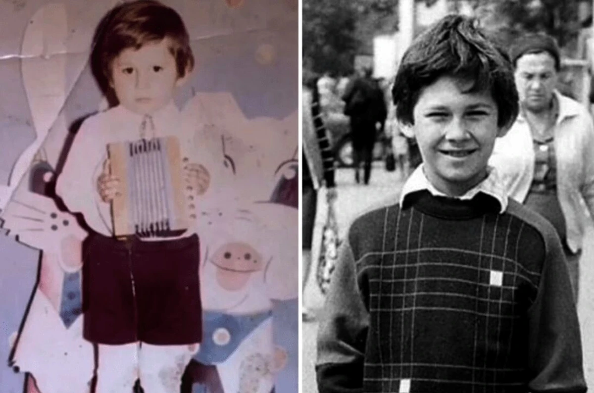 Дан Балан у дитинстві