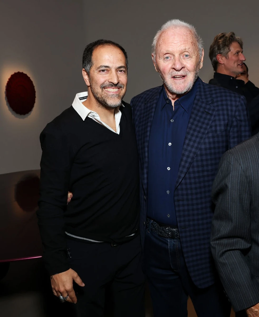 Самі Хаєк із сером Ентоні