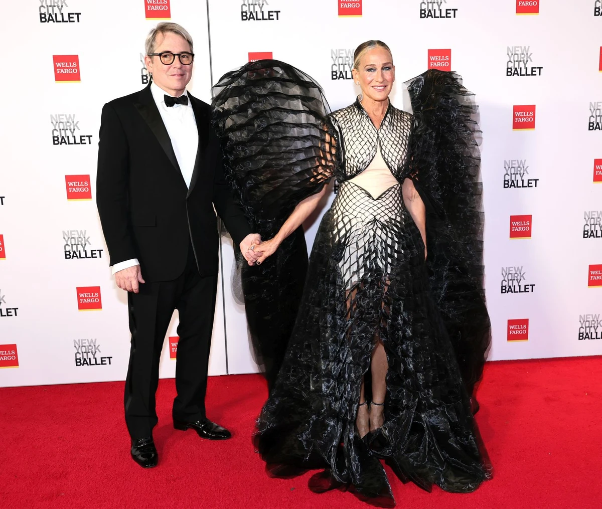 Меттью Бродерік і Сара Джессіка Паркер на червоній доріжці