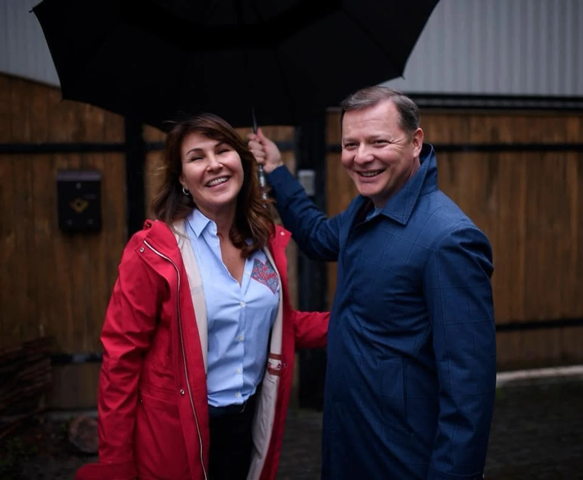 Олег Ляшко і його дружина