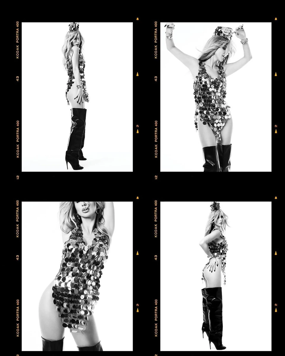 Світлана Лобода позує у короткій сукні