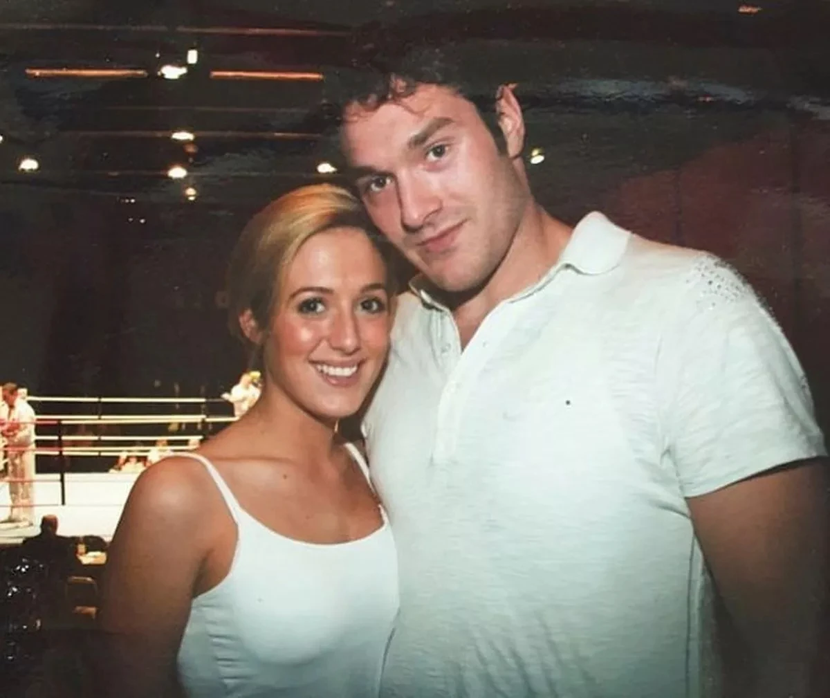 Тайсон Фʼюрі з дружиною у молодості