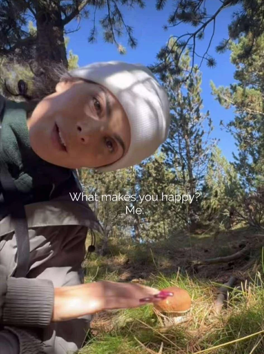 Настя Каменських позбирала гриби