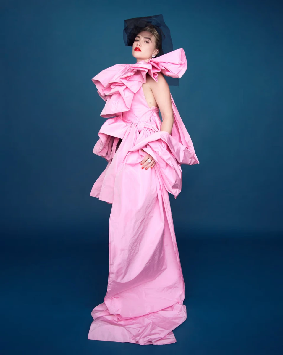 Флоренс П'ю у рожевій сукні зачарувала своїм виглядом