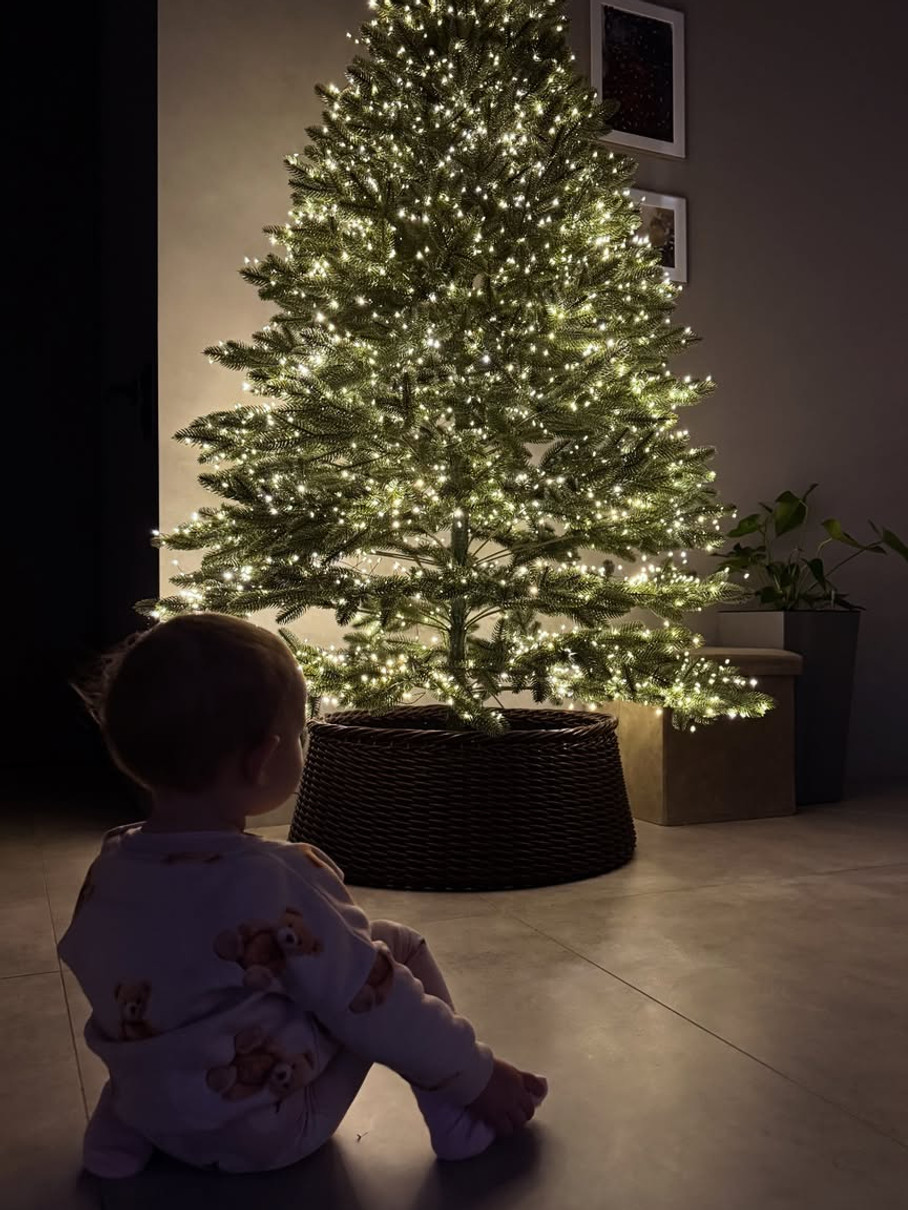 Дружина Позитива наробила милих новорічних фото з їхньою доцею