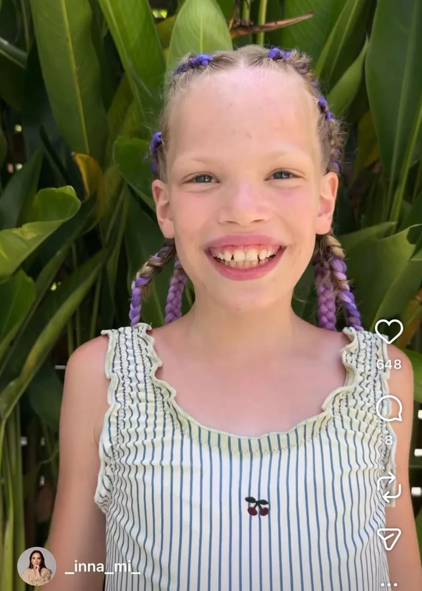 Прийомна дочка Мірошниченків Ангеліна