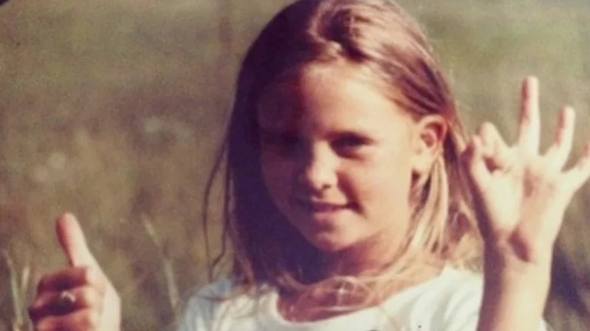 Шарліз Терон у дитинстві