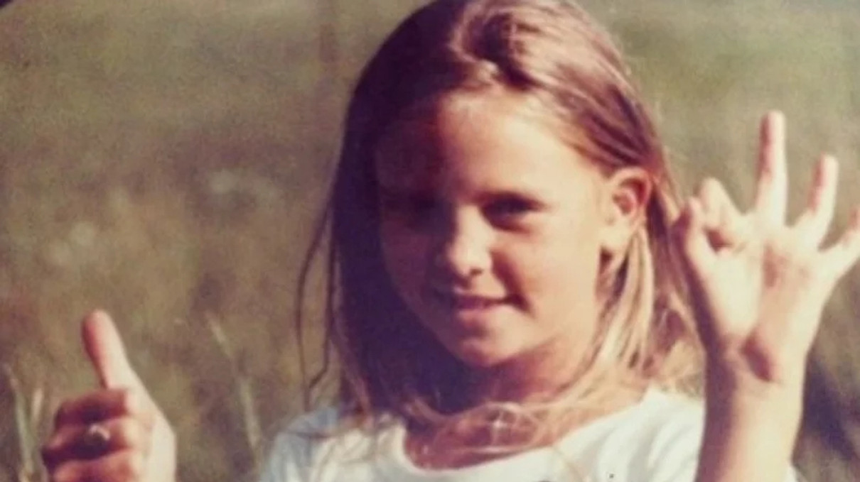 Шарліз Терон у дитинстві