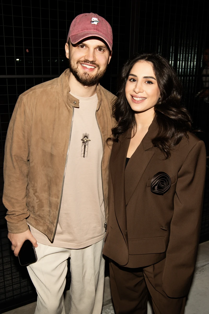 Євген Пронін і співачка SKYLERR на відкритті падел-клубу Світоліної