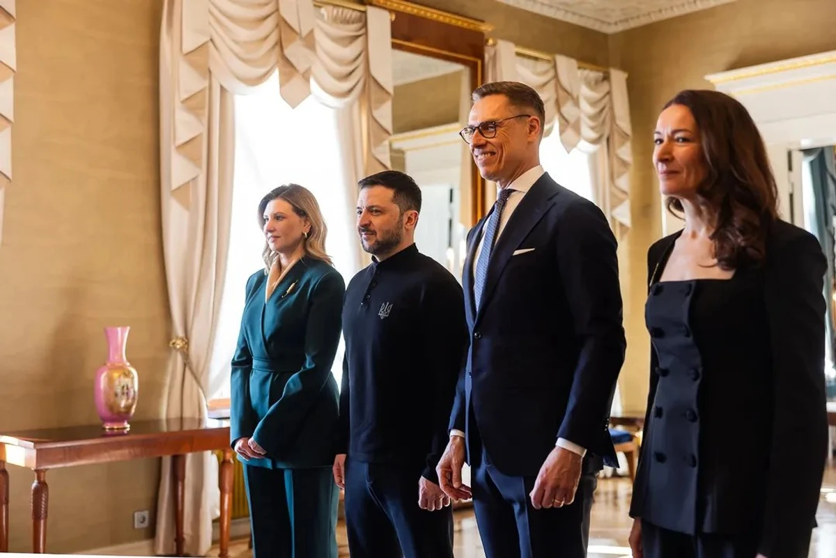 Володимир і Олена Зеленські зустрілися з лідером Фінляндії