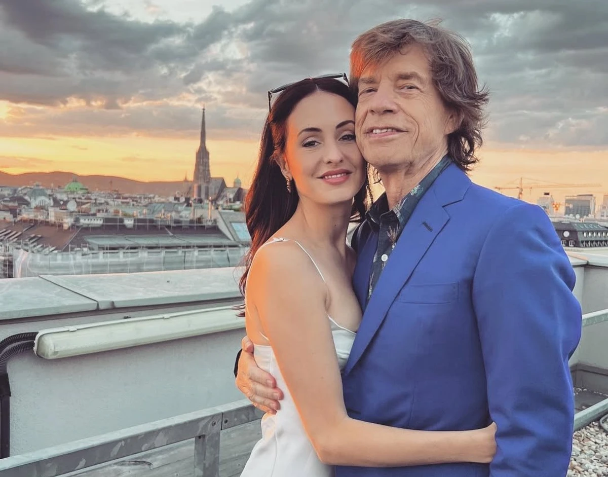 Мік Джаггер і його подруга Мелані Хемрік