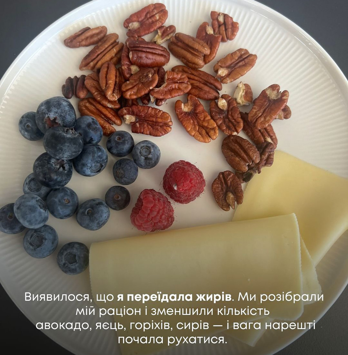 Олена Шоптенко описала своє збалансоване харчування, завдяки якому скинула вагу