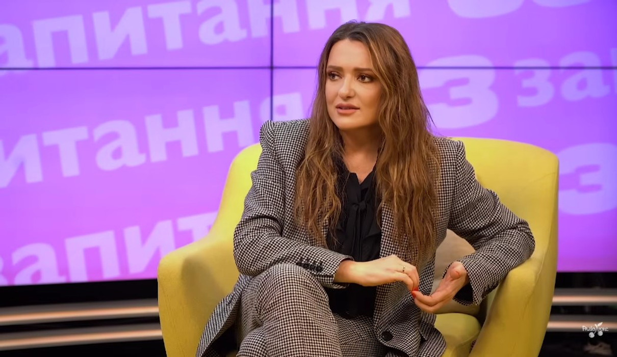 Наталія Могилевська на інтерв'ю