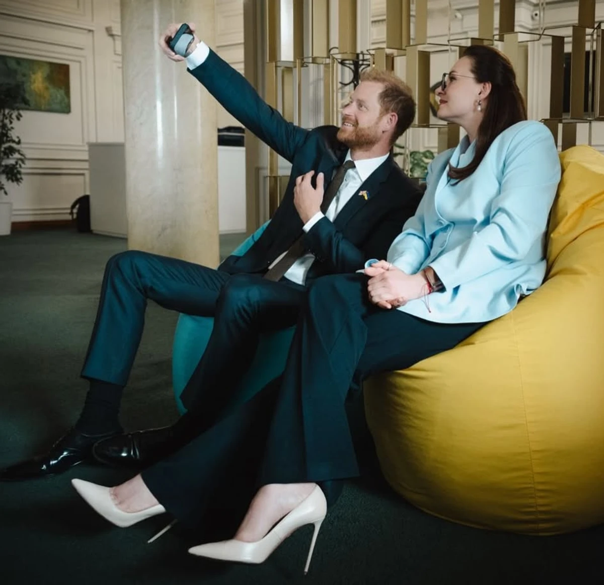 Юлія Свириденко і принц Гаррі зустрілись у Києві: фото