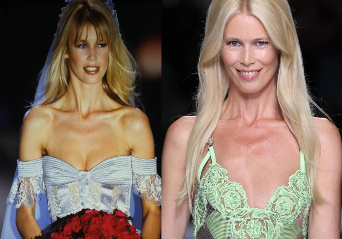 Майже 30 років минуло, а супермодель знову впевнено крокує подіумом. Але уже без чубчика