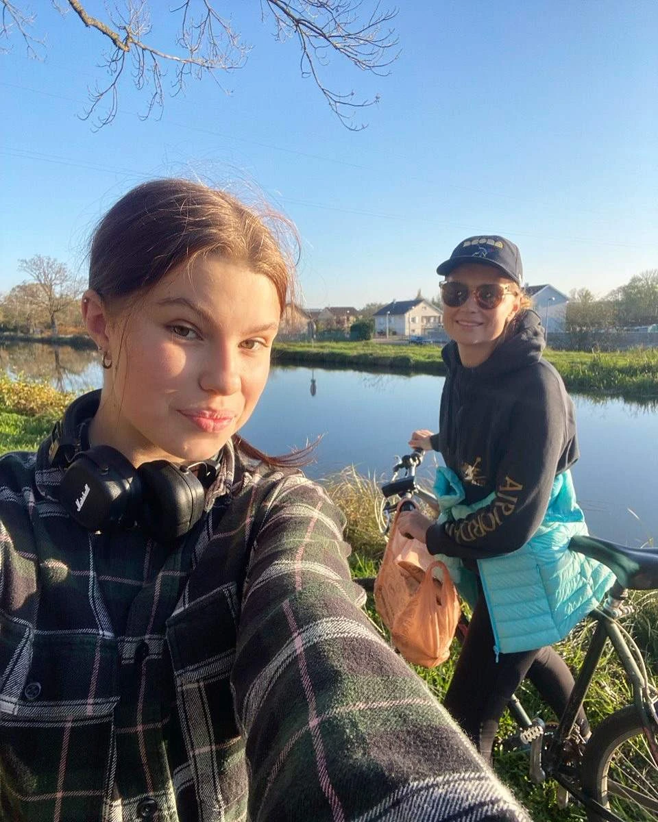 Лідія Таран і її дочка від Доманського