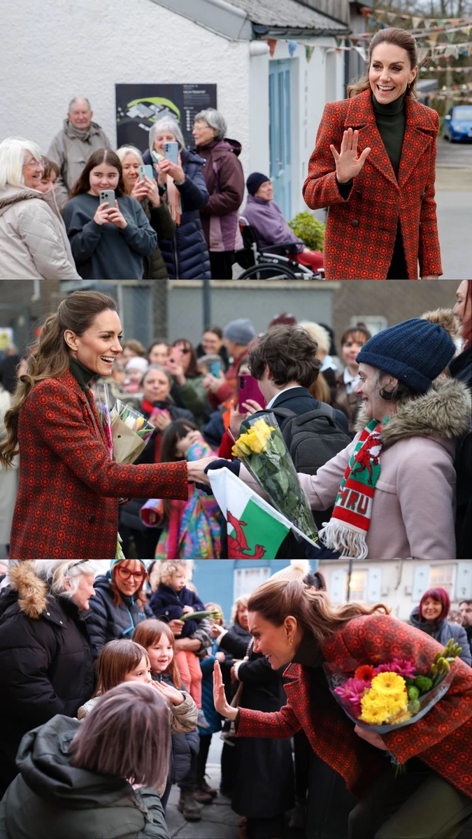 Кейт Міддлтон зі своїми шанувальниками у Вельсі