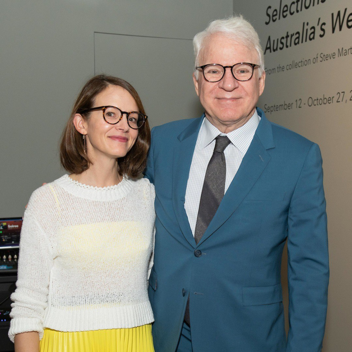 Стів Мартін з дружиною