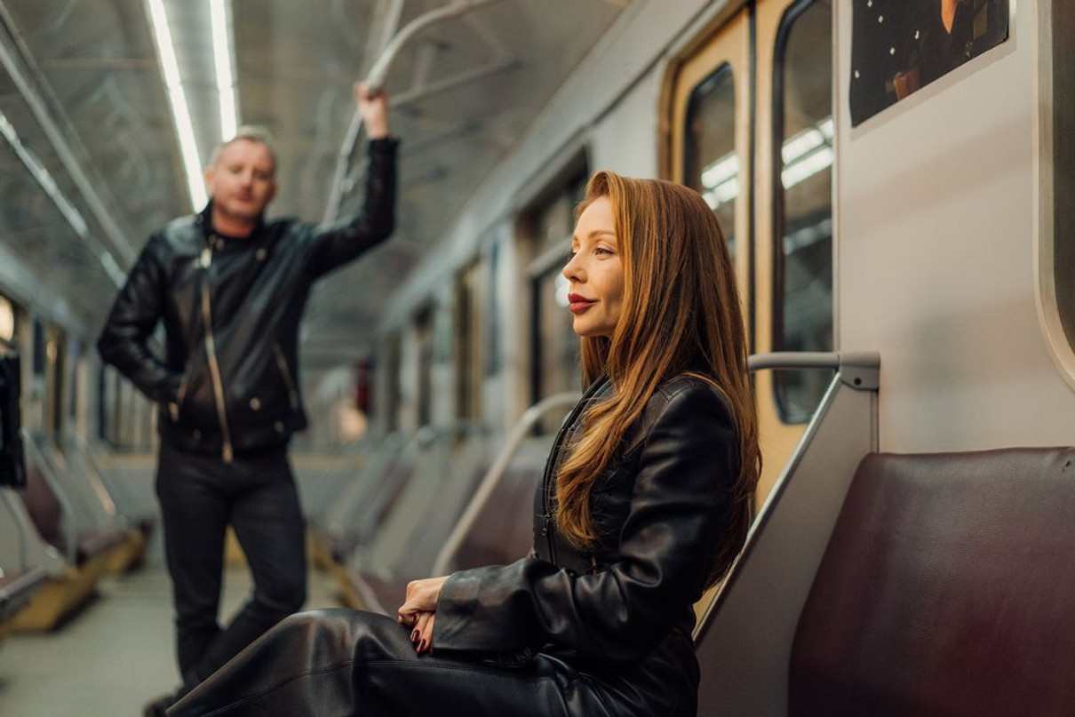 Жадан і Кароль в метро Харкова