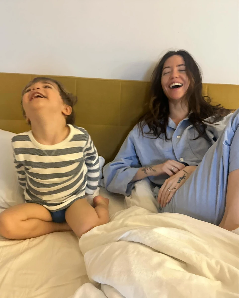 Дорофєєва з сином Кацуріна