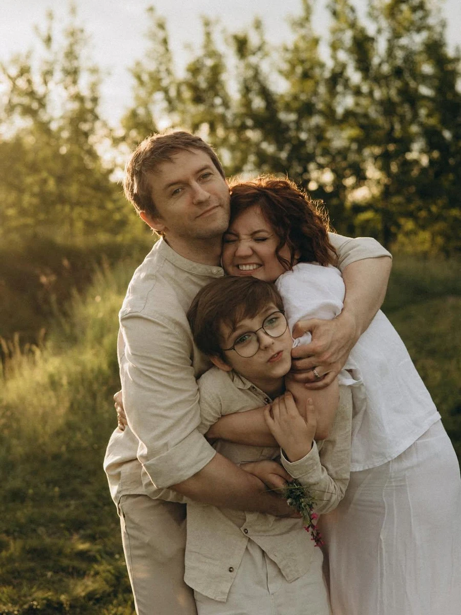 Родина Олі Цибульської