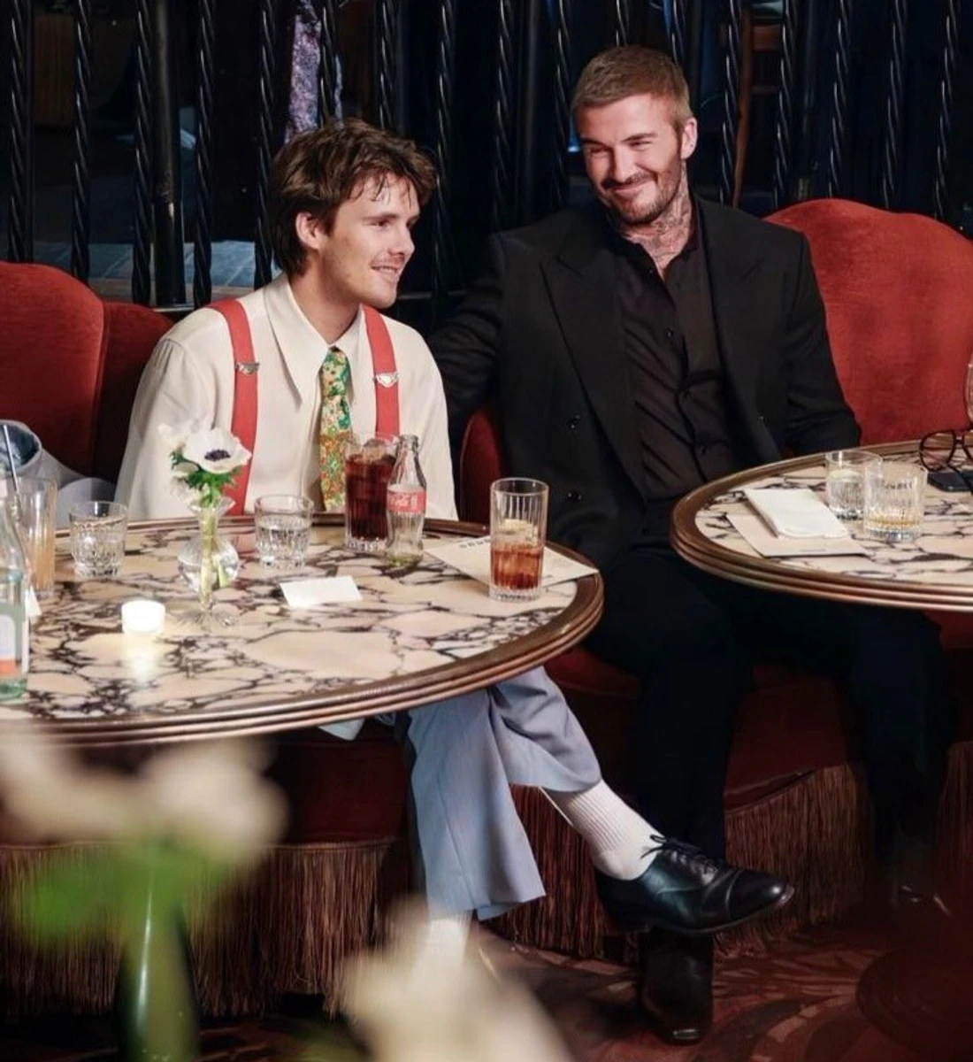 Девід Бекхем показався з молодшим сином на його вечірці