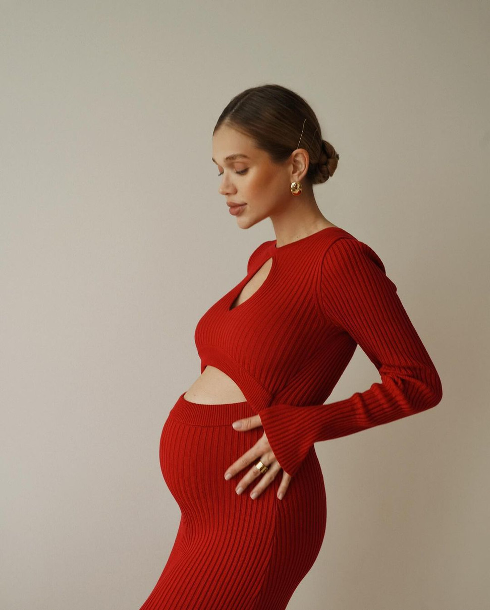 Саша Бо вже на 9-му місяці вагітності 