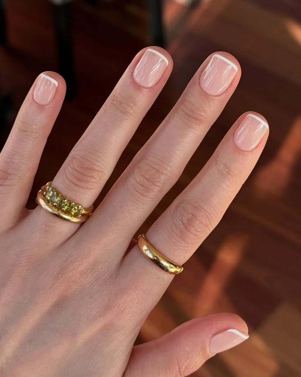 Френч на короткі нігті