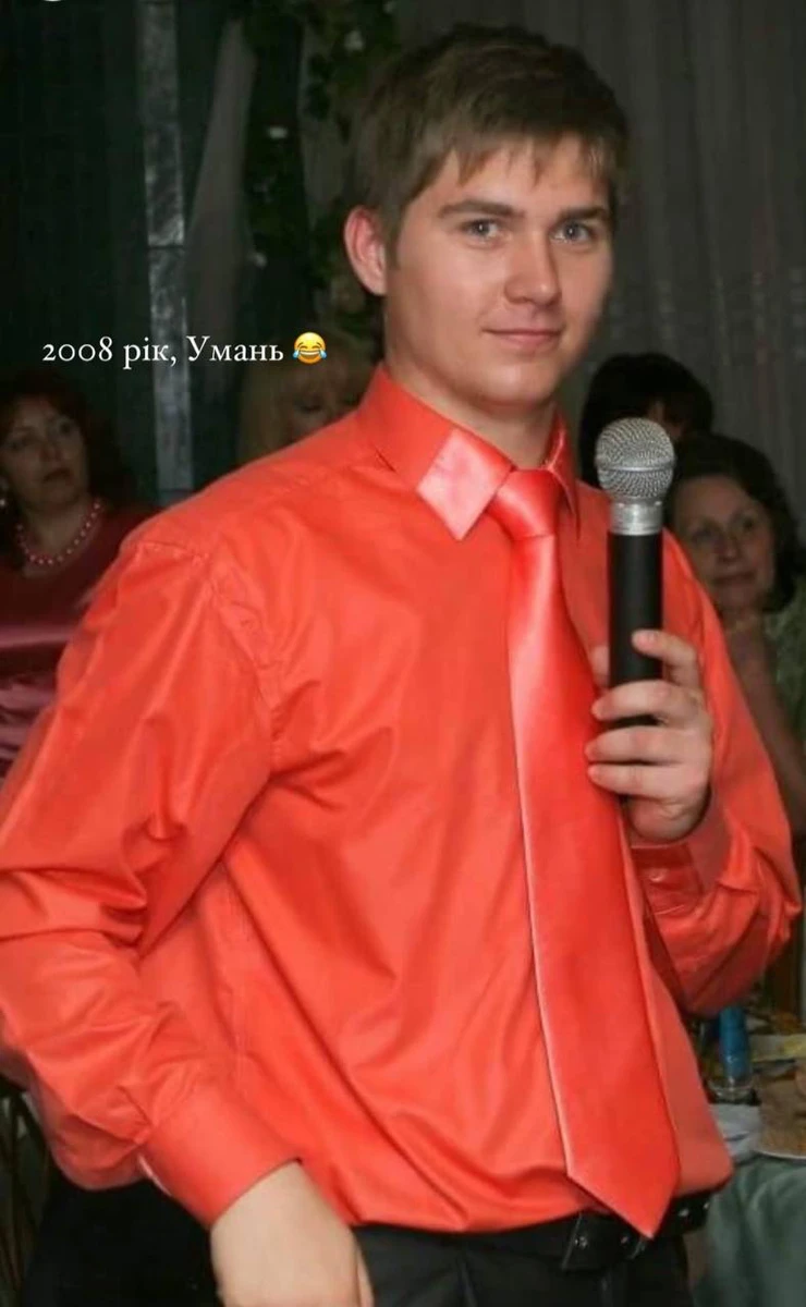 Ось таким яскравим щокастим парубком Остапчук був у свої 24